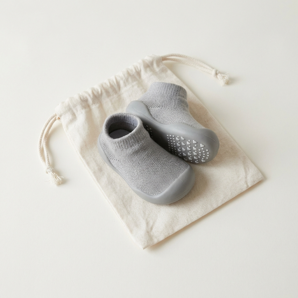 Cotton Shoe Travel Pouch